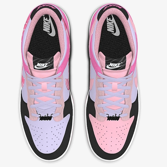 Nike Shoes - NIKE Dunk Low Size 8.5 Pink Lavender Black